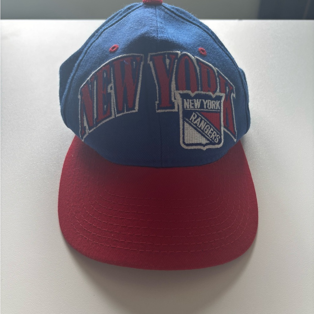 Vintage 90s New York Rangers Snapback Starter Hat